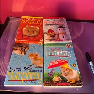 Scholastic Humphrey Book Set - Red, Blue, Orange, Yellow